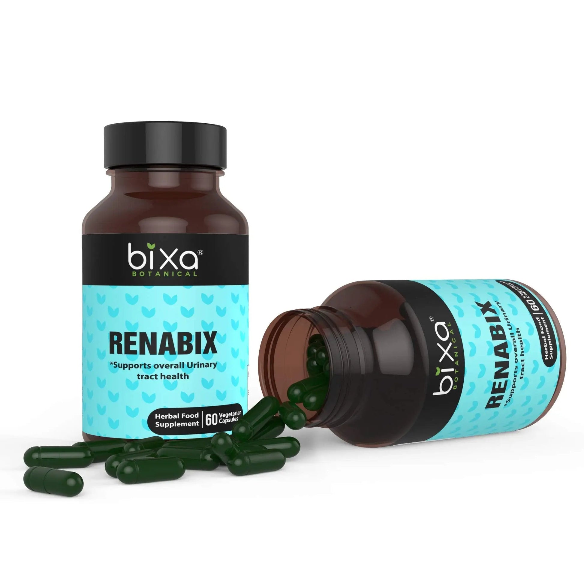 bixa BOTANICAL Ayurvedic Natural Herbal Supplement Renabix Capsules Pure (Punarnava Extract) | Supports Diuretic Response & Overall Urinary Tract Health | 60 Veg Capsules, 450mg, Pack of 1 bixa BOTANICALAu supplements
