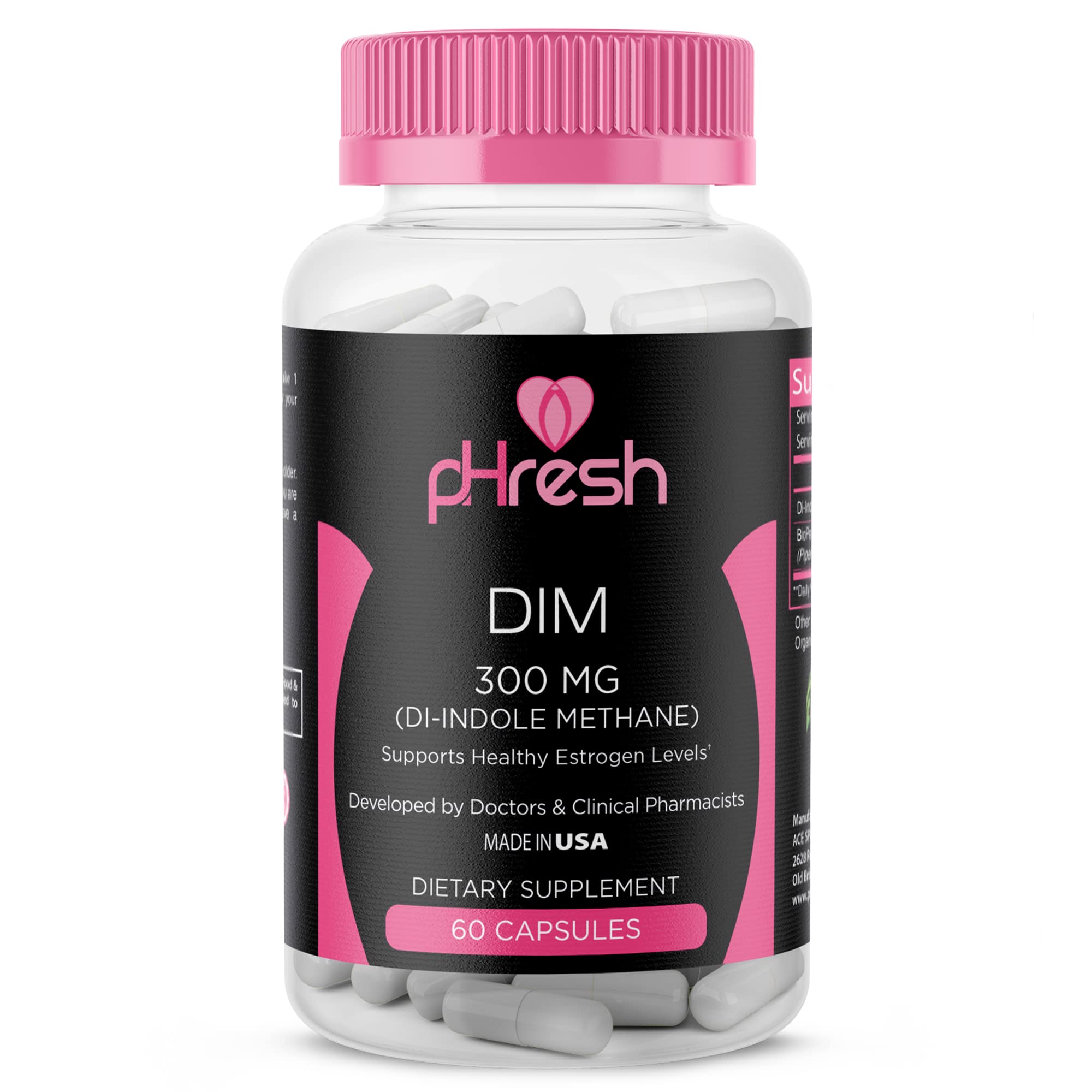 pHresh Boric Acid Suppositories and DIM Supplement ACE NUTRITIONAu supplements