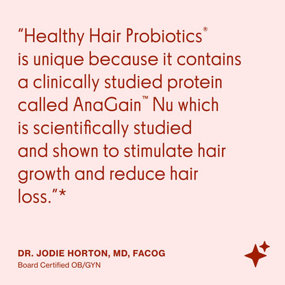 Love Wellness Healthy Hair Probiotics | Support Hair Growth with Biotin and Vitamin B12 & B6 | Supplement for Healthy Scalp & Thicker, Fuller Looking Hair | Safe & Effective | 30 Capsules Love WellnessUS supplements