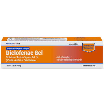HealthCareAisle Diclofenac Gel, 1%, Arthritis Pain Relief - 150 g tube - Original Prescription Strength (NSAID) HealthCareAisleAu supplements