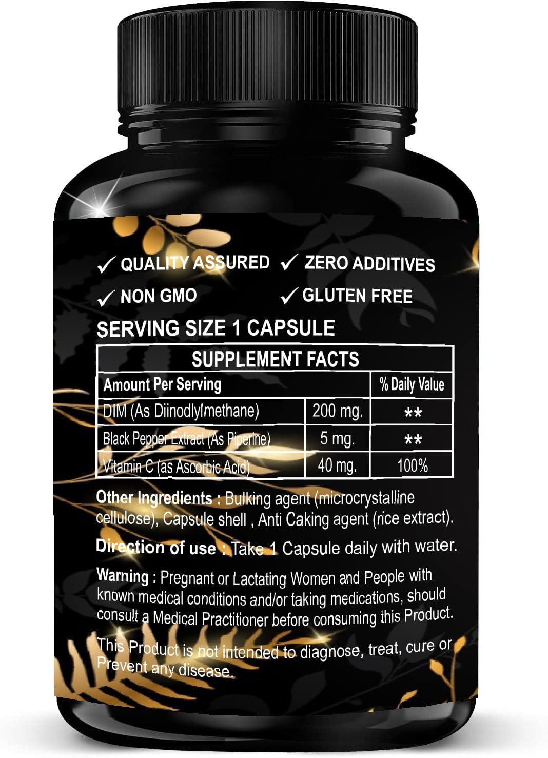 DIM Supplement 200 mg | Estrogen Balance for Women & Men | Hormone Balance, Hormonal Acne Supplements GenericAu supplements