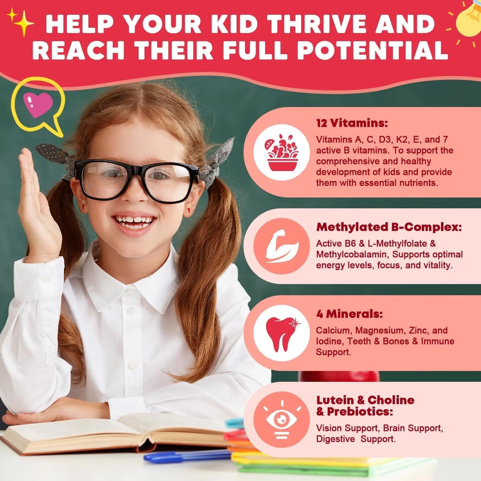 (2 Pack) Sugar Free Calcium Multivitamin Gummies for Kids - Nutritional, Immune, Bone Support, Whole Multivitamin, with Vitamins A, C, D, B1, B2, B6 JIANKYTZAu supplements