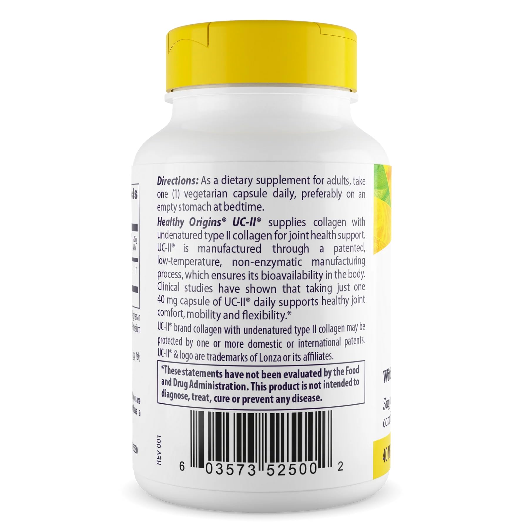 Healthy Origins UC-II 40 mg (Undenatured Type II Collagen, Non-GMO, Gluten Free, Joint Support), 120 Veggie Caps Healthy OriginsAu supplements