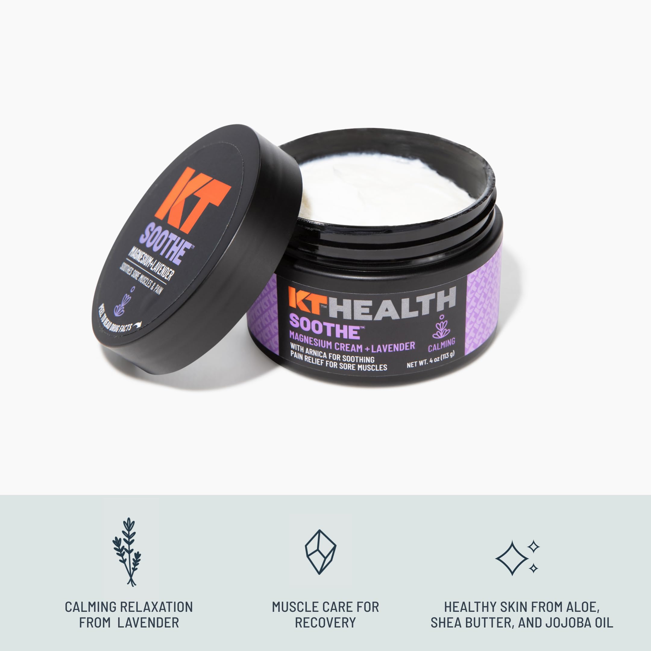 KT Health, Magnesium Cream, Soothe - Soothing Aromatherapy & Calming Pain Relief KT TapeAu supplements
