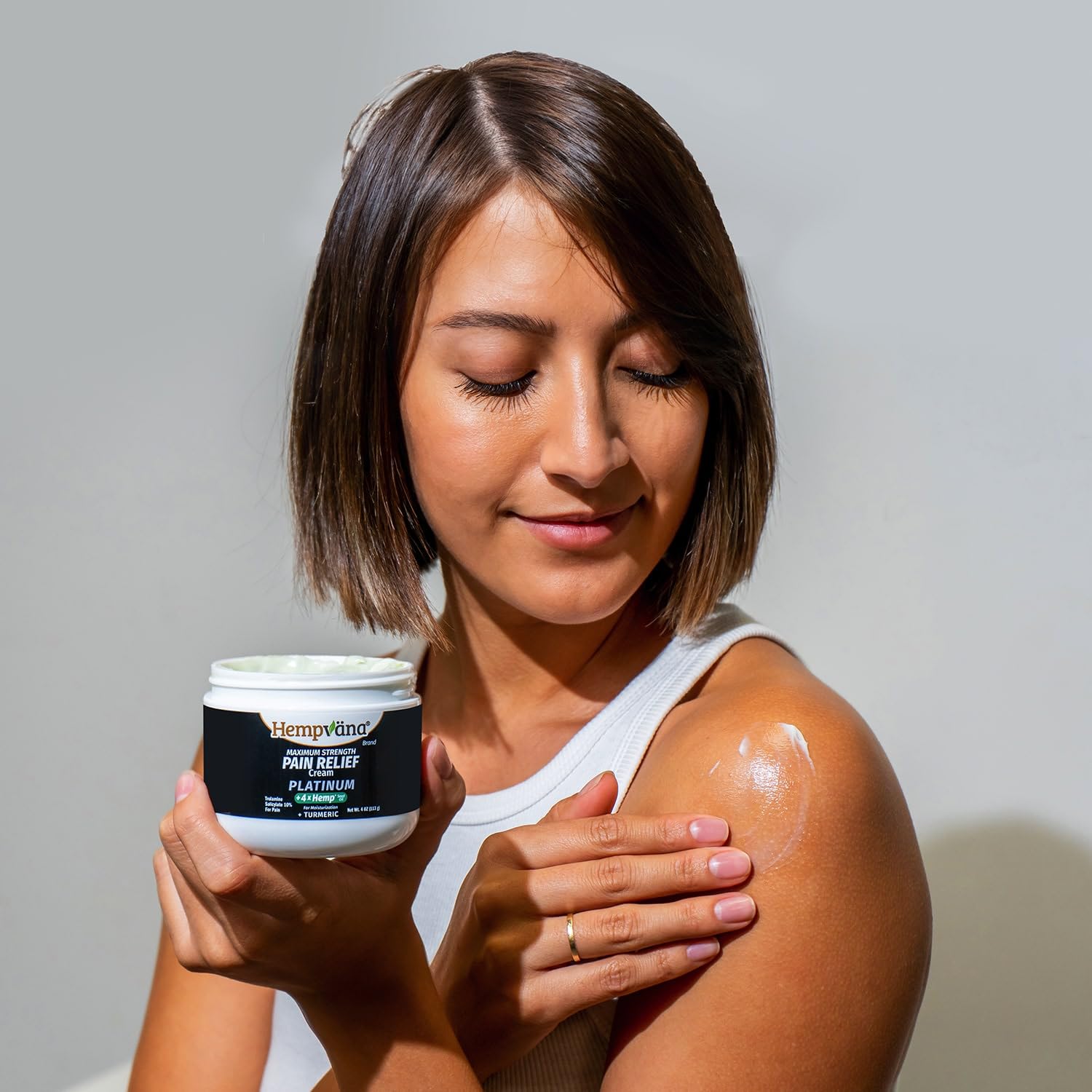 Hempvana Platinum Maximum Strength Relief Cream 4X Hemp for Muscles, Joints, Back, Knees, Shoulders, Neck, Elbows, Hands, Feet. AS SEEN ON TV. Odor-Free, Non-Greasy, Quickly Absorbs, 4X More Hemp HempvanaAu supplements
