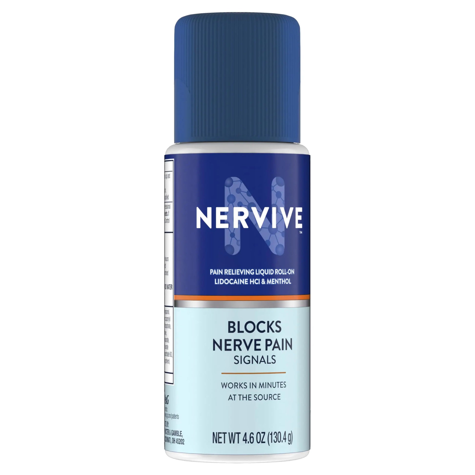 Nervive Pain Relieving Roll On, Lidocaine Roll On, Nervive Pain Relief, Lidocaine Topical, Foot Pain, Leg Pain, Hand Pain, Max Strength Formula, 4.6oz NerviveAu supplements