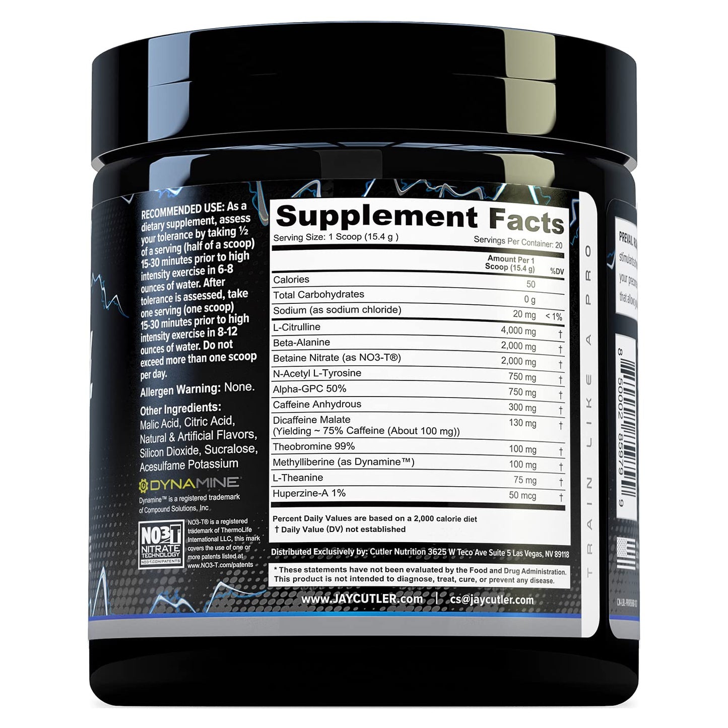 Cutler Nutrition High Stim Pre Workout Powder Prevail Rush Preworkout for Men & Women Cutler NutritionUS supplements