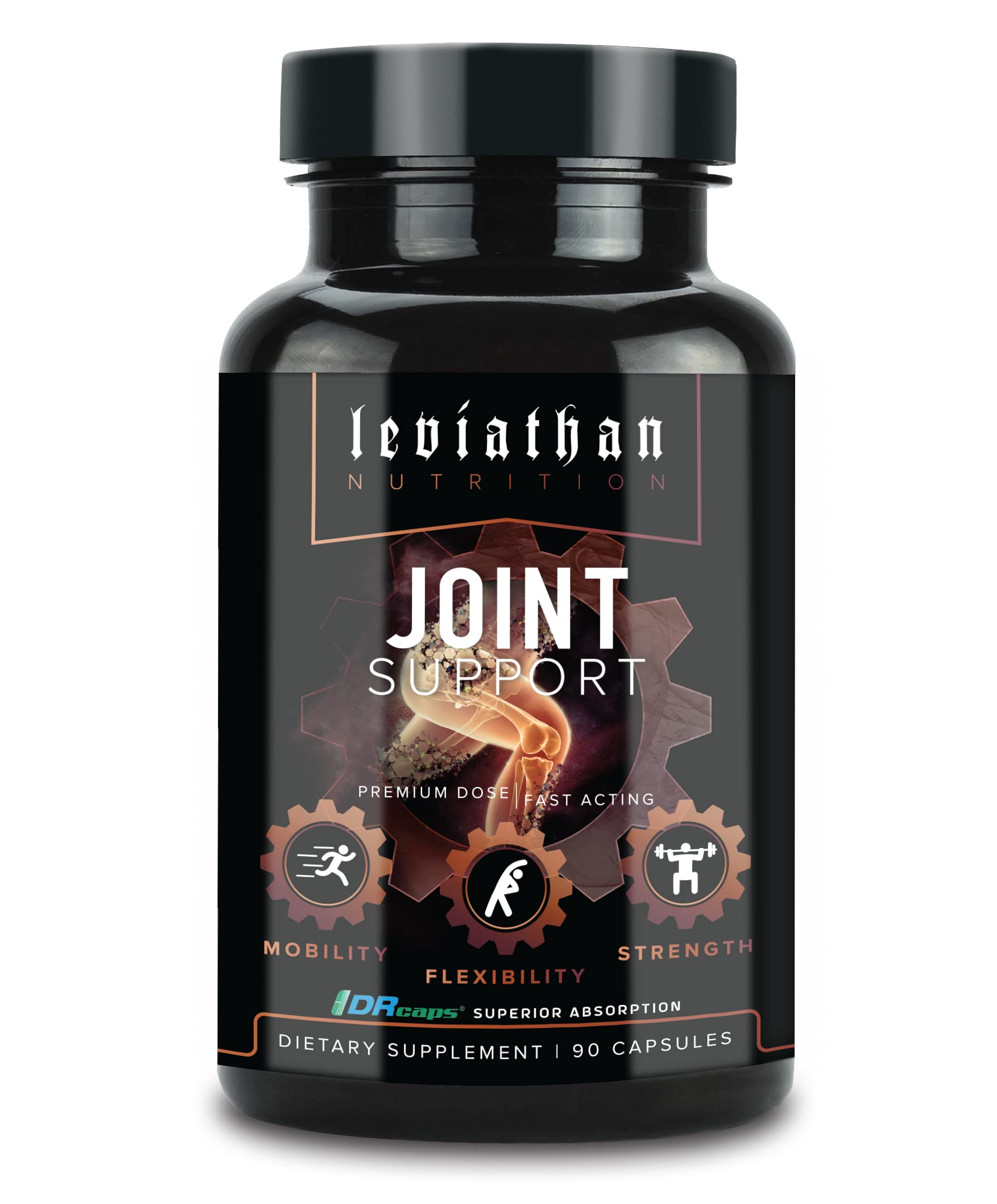 Leviathan Nutrition Joint Support | Helps Repair & Restore Joints for Comfort Mobility, Flexibility, Strength & Joint Health with Boswellia for Hands Back Knee and Joints for Men & Women - 90 Capsules Leviathan NutritionAu supplements