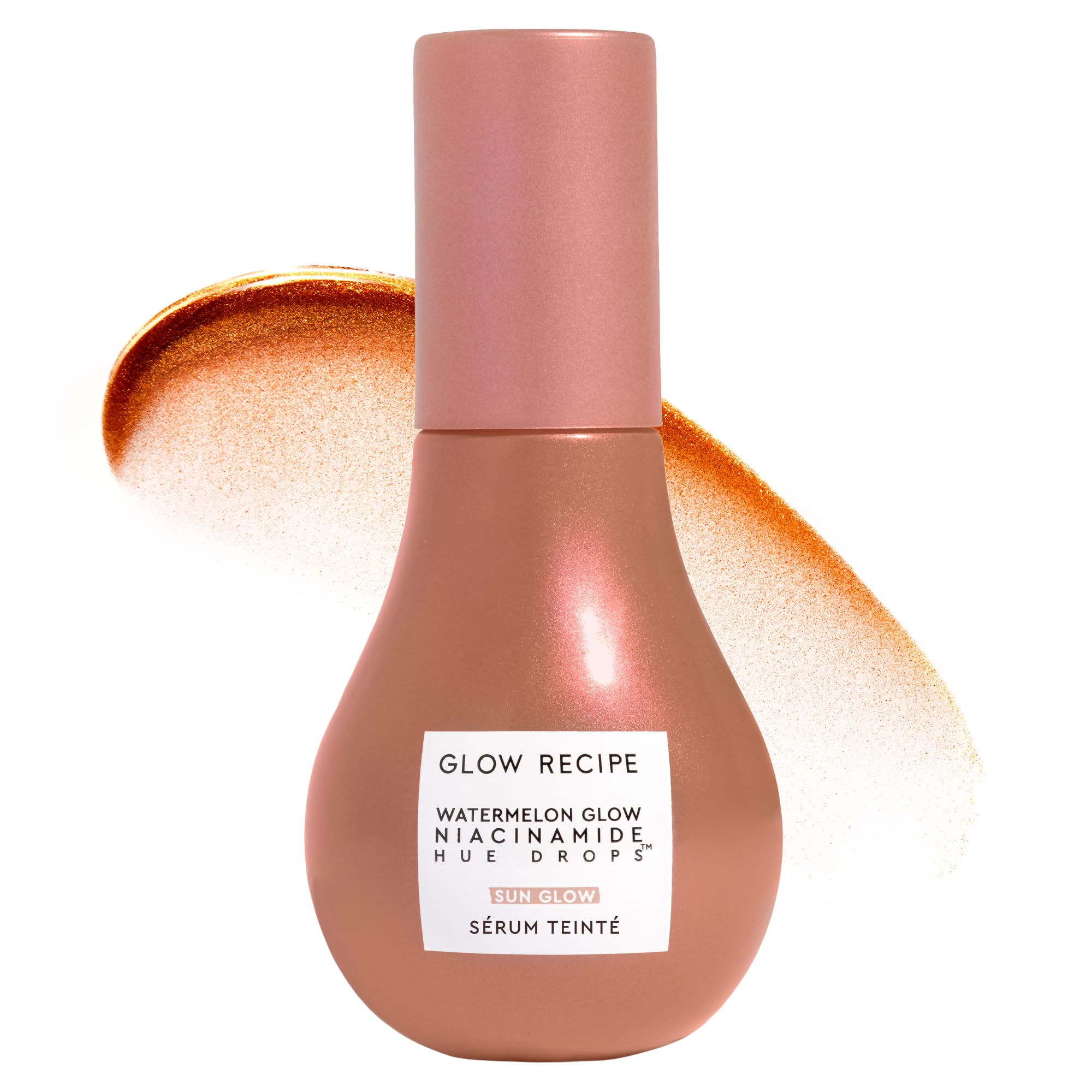 Glow Recipe Hue Drops Bronzing Drops, Tinted Face Serum, Glow Primer + Liquid Highlighter, Niacinamide + Hyaluronic Acid, Radiant Warm Glow, Sunglow (40ml) Glow RecipeAu supplements