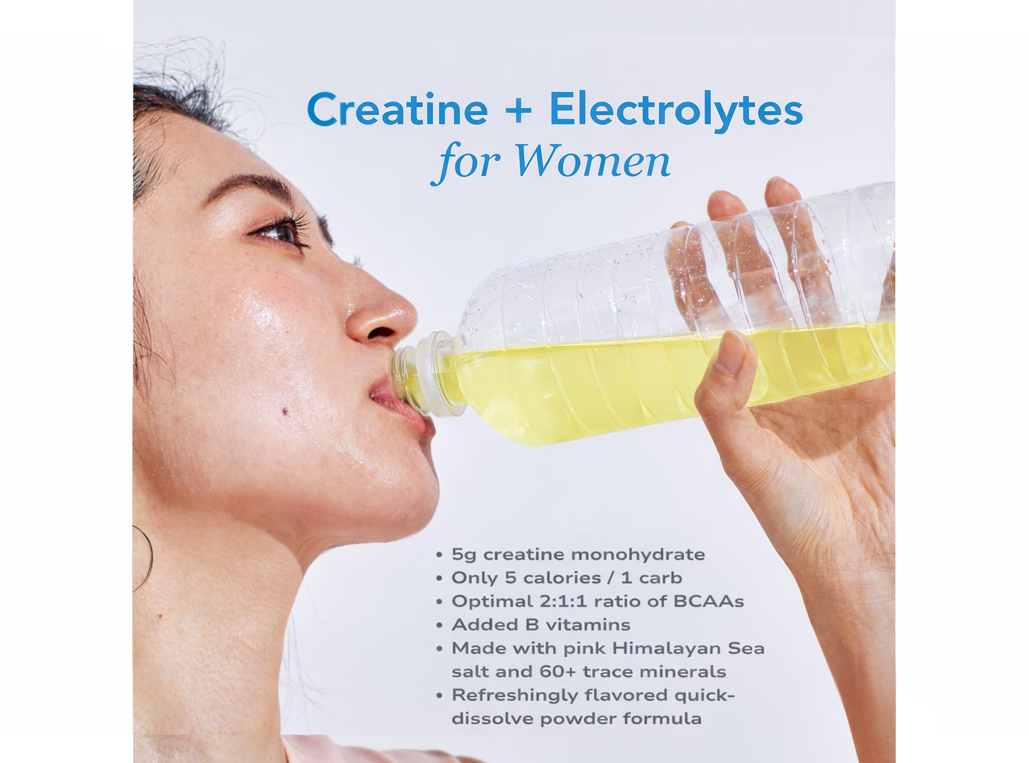 Zeal Naturals Creatine with Electrolytes & Brain Health Nootropics - 30 Servings | Women's Support for Energy, Strength, Focus, & Hydration with B Vitamins | Lemon Sorbet | Zero Sugar No Bloat Formula Zeal NaturalsAu supplements