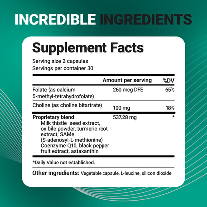 Dr. Berg Liver Cleanse Detox Capsules w/Unique Blend of Milk Thistle, Ox Bile & Folate - Liver Supplement Includes Turmeric, Black Pepper & Choline - 60 Capsules Dr. Berg NutritionalsUS supplements