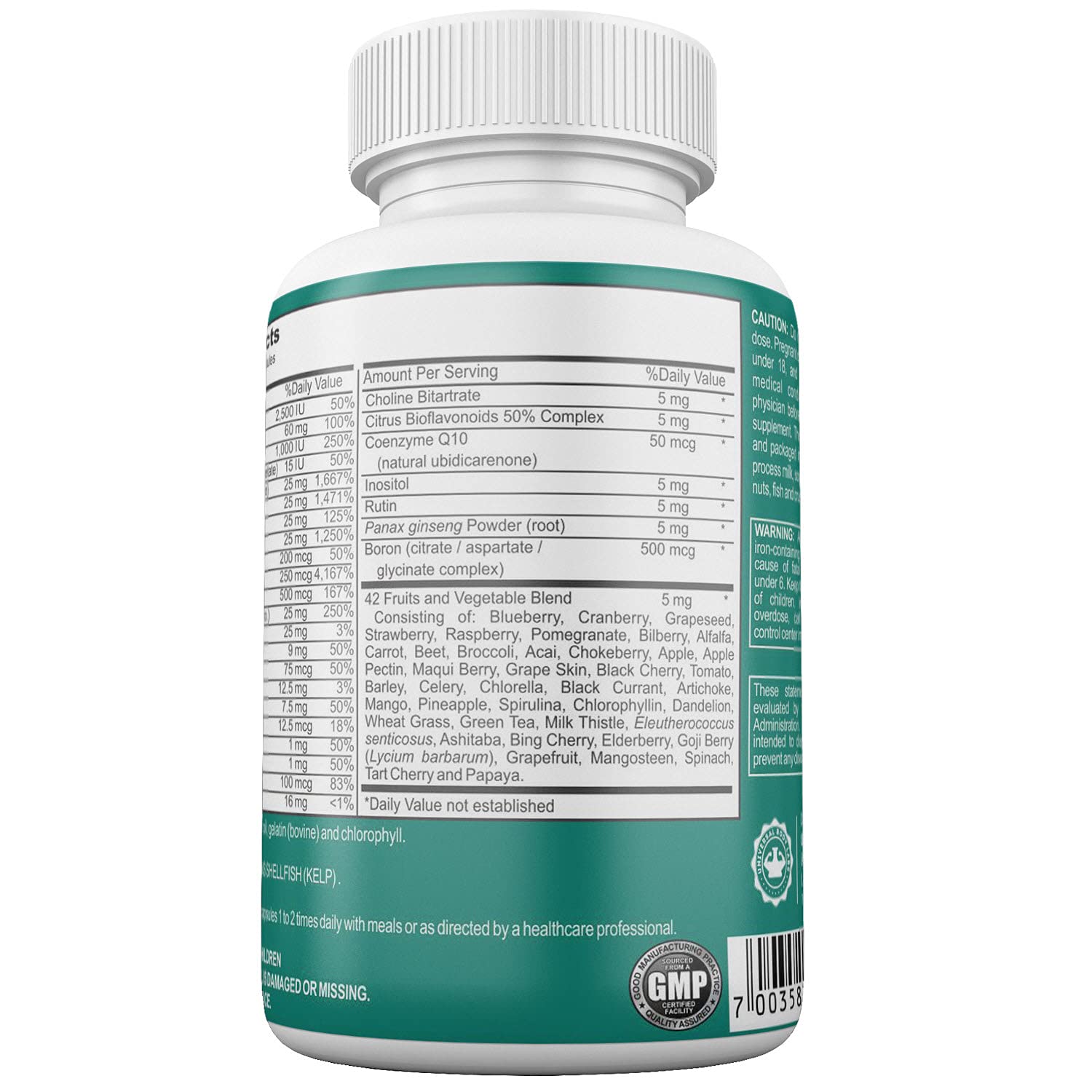 Gastric Bypass Vitamins with Iron Plus 42 Super Fruits & Vegetables for Post Bariatric Surgery Must Haves, Quick-Dissolve Gel Caps Universal Body LabsAu supplements