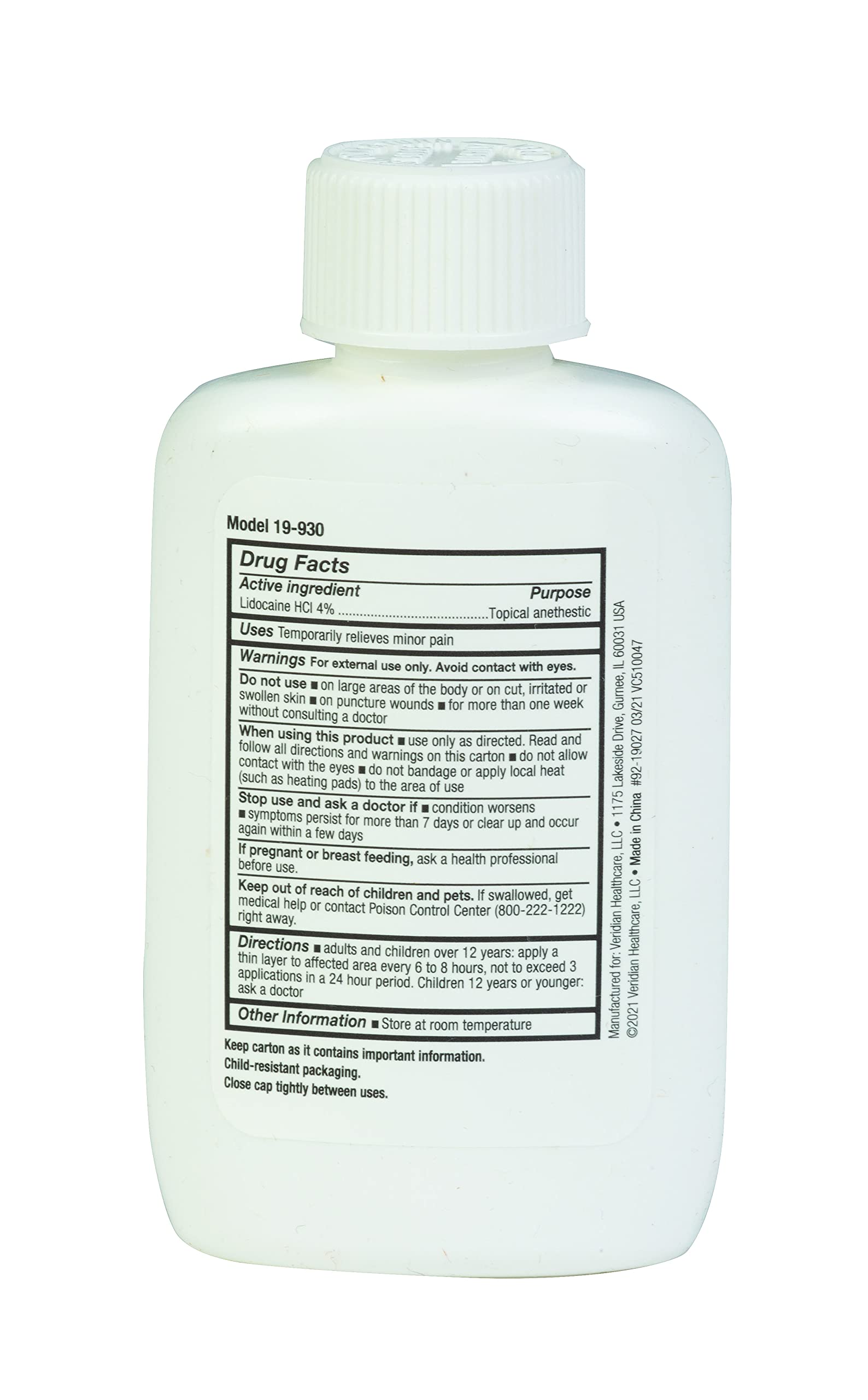 Thera|Care Maximum Strength OTC Lidocaine Cream | Numbs Away Pain | Long-Lasting Relief | Non-Greasy | 1.75 Oz Thera CareAu supplements