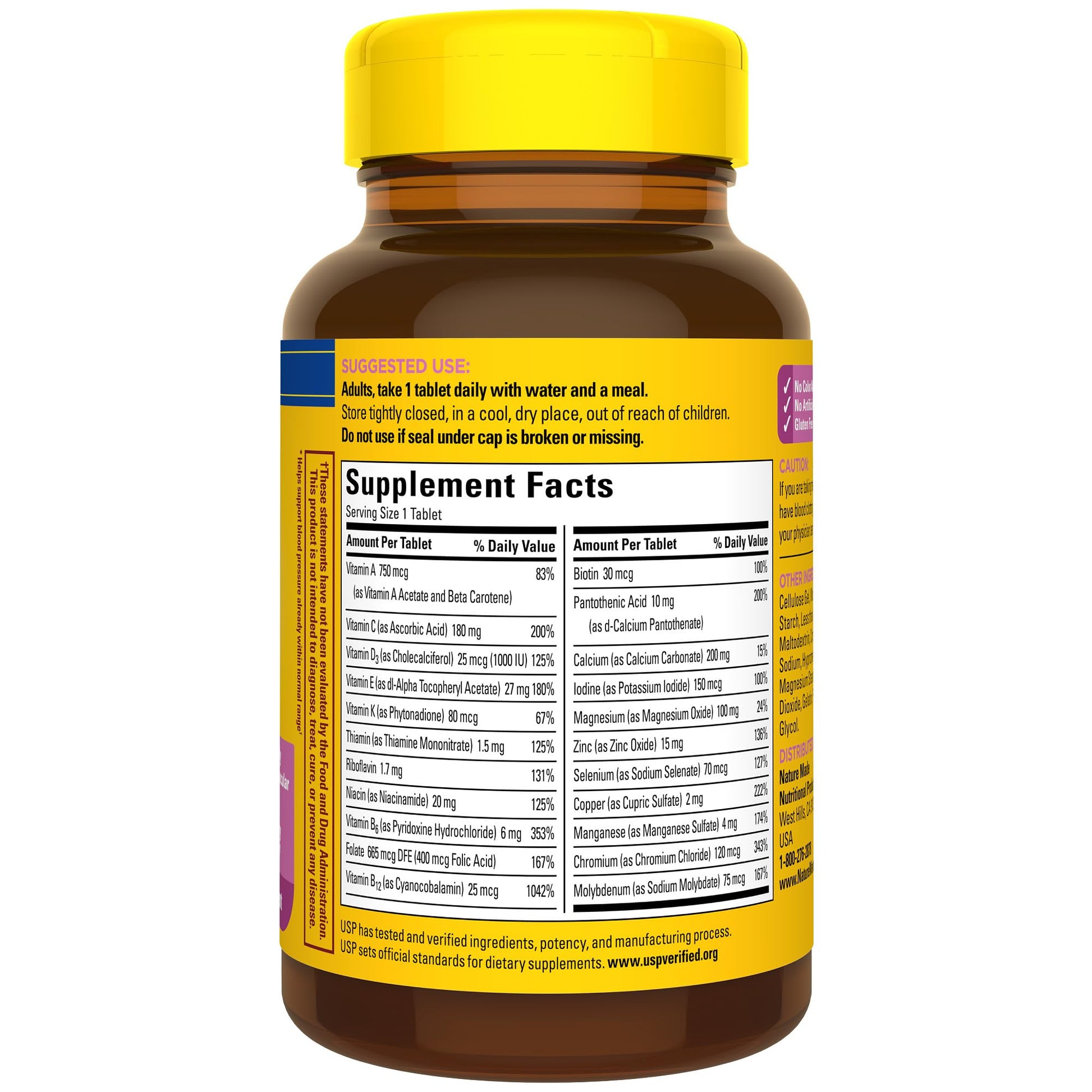 Nature Made Multivitamin For Women 50+ No Iron, Multivitamins for Women 50 Plus, Daily Nutritional Support, Nature Made Multi Vitamins, 90 Tablets, 90 Day Supply Nature MadeAu supplements