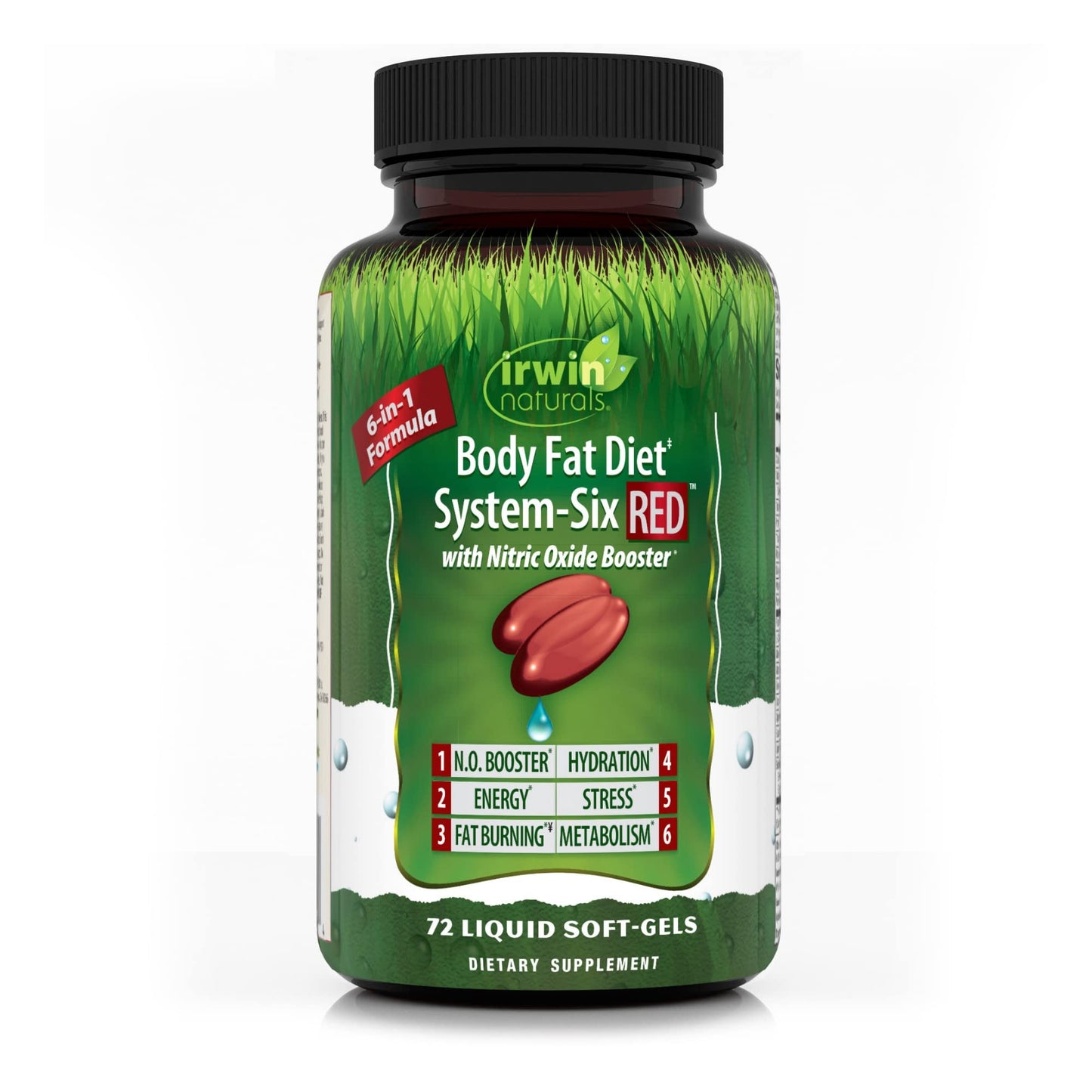 Irwin Naturals Body Fat Diet System-Six Red, 72 Softgels Irwin NaturalsUS supplements