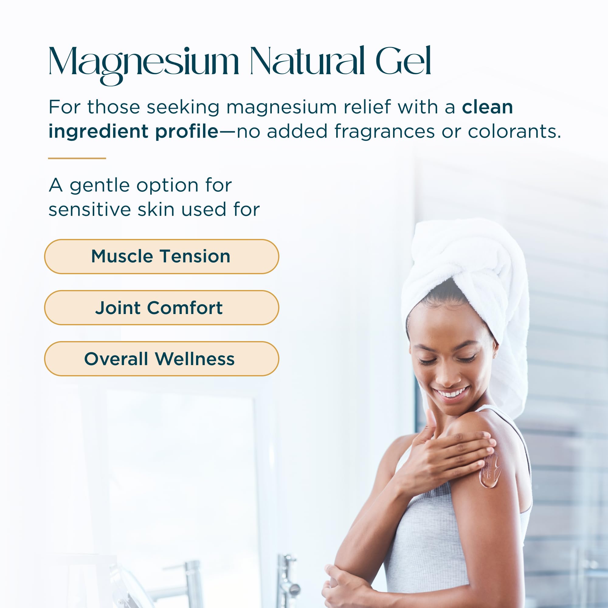 Abundant Natural Health MAG I.C. Magnesium Gel with Cucumber Stem Cells - Fast Muscle Relief, Soothing, Stingless, Safe for Sensitive Skin, Fragrance-Free, 200mL Abundant Natural HealthAu supplements