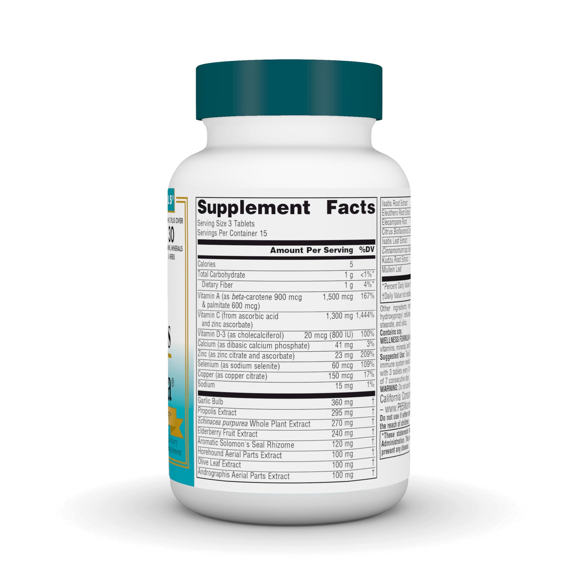 Source Naturals Wellness Formula Bio-Aligned Vitamins & Herbal Defense - Immune System Support Supplement & Immunity Booster - 45 Tablets Source NaturalsAu supplements