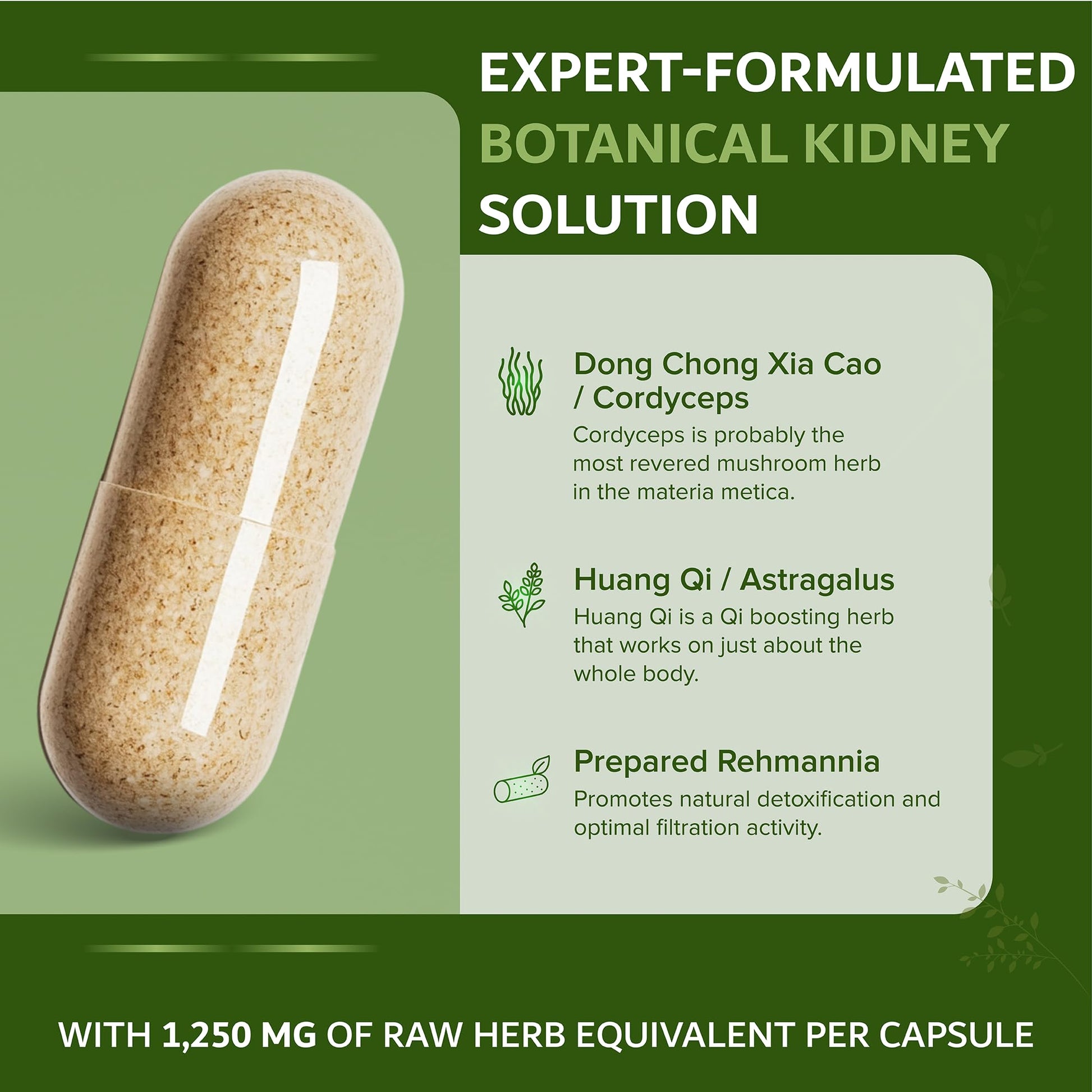 Dimmak Herbs Kidney Sure- Kidney Cleanse & Revitilization Tonic- Organic Herbal Support for Renal Health, Urinary Tract Flow & Vitality- TCM Doctor Formulated, Vegan- 400mg 100 Capsules Dimmak HerbsAu supplements