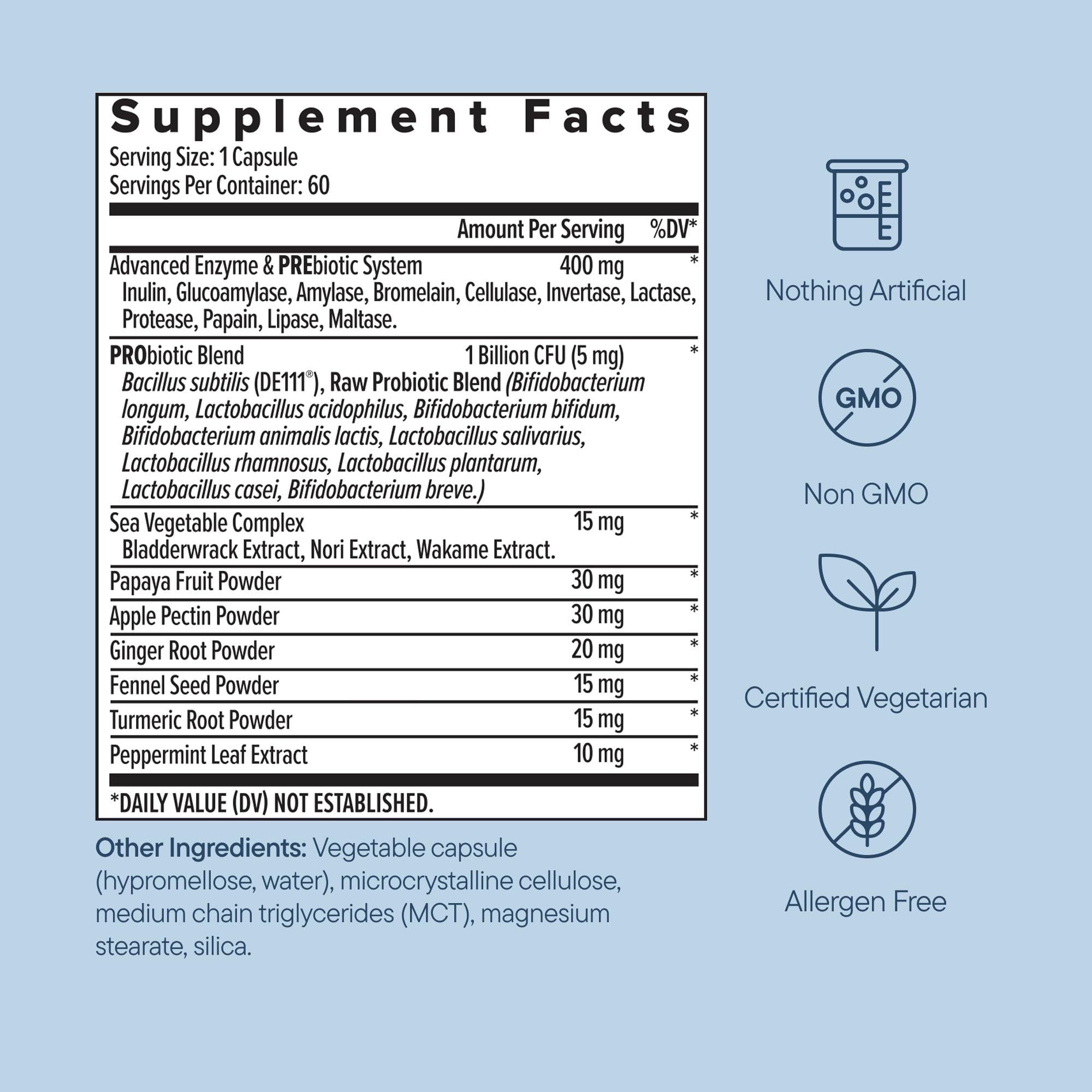 Zenwise Health 3-in-1 Womens Probiotic Supplement for Digestive, Gut Flora & Vaginal Health - Daily Probiotics & Prebiotics for Women with Digestive Enzymes Supports Bloating & Gas Relief - 60 Count Zenwise HealthAu supplements