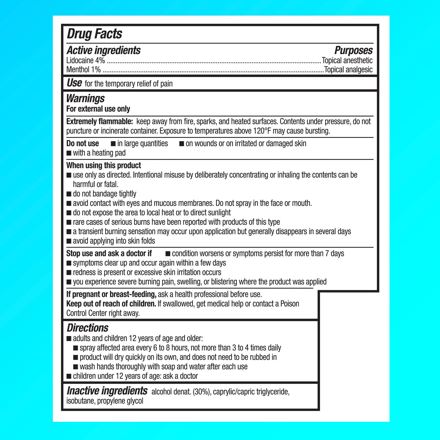 Icy Hot Lidocaine Pain Relief Dry Spray, Numb Aggravated Nerves with Max Strength Lidocaine 4% and Menthol 1%, Fast-Acting Pain Relief for Minor Pain, Backaches, Sprains and Strains, 4 oz Icy HotAu supplements