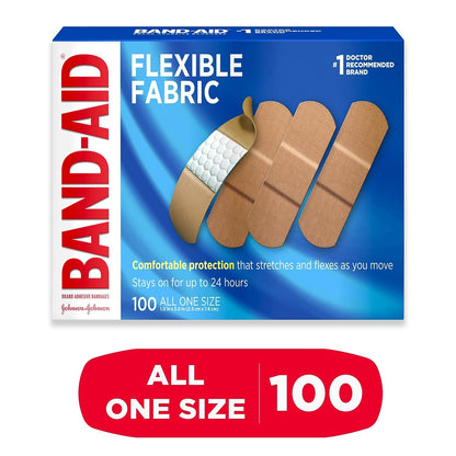 Band-Aid Brand Flexible Fabric Adhesive Bandages for Wound Care and First Band-AidUS supplements