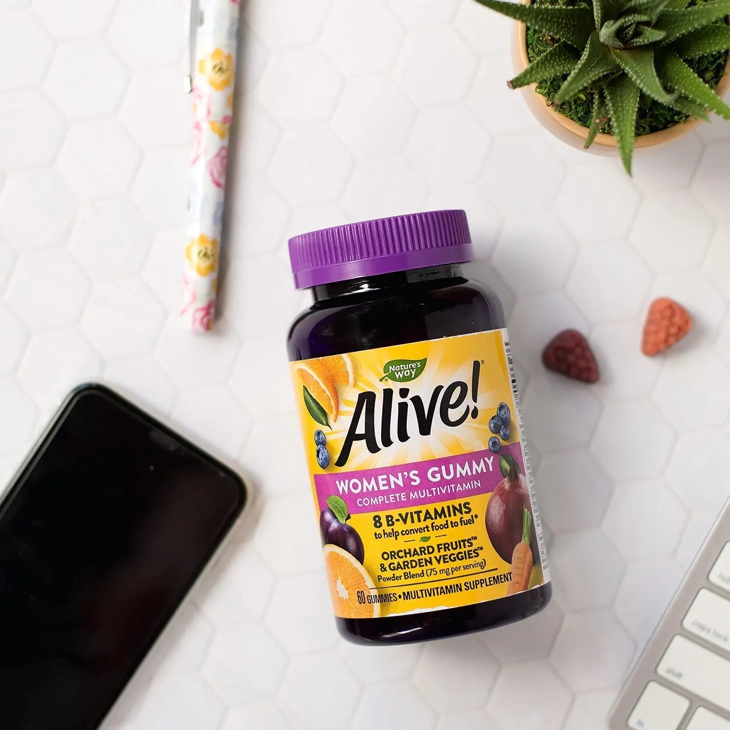 Nature's Way Alive! Women’s Gummy Multivitamin, 16 Vitamins & Minerals, Energy Metabolism*, Hair Skin & Nails Nature's WayAu supplements