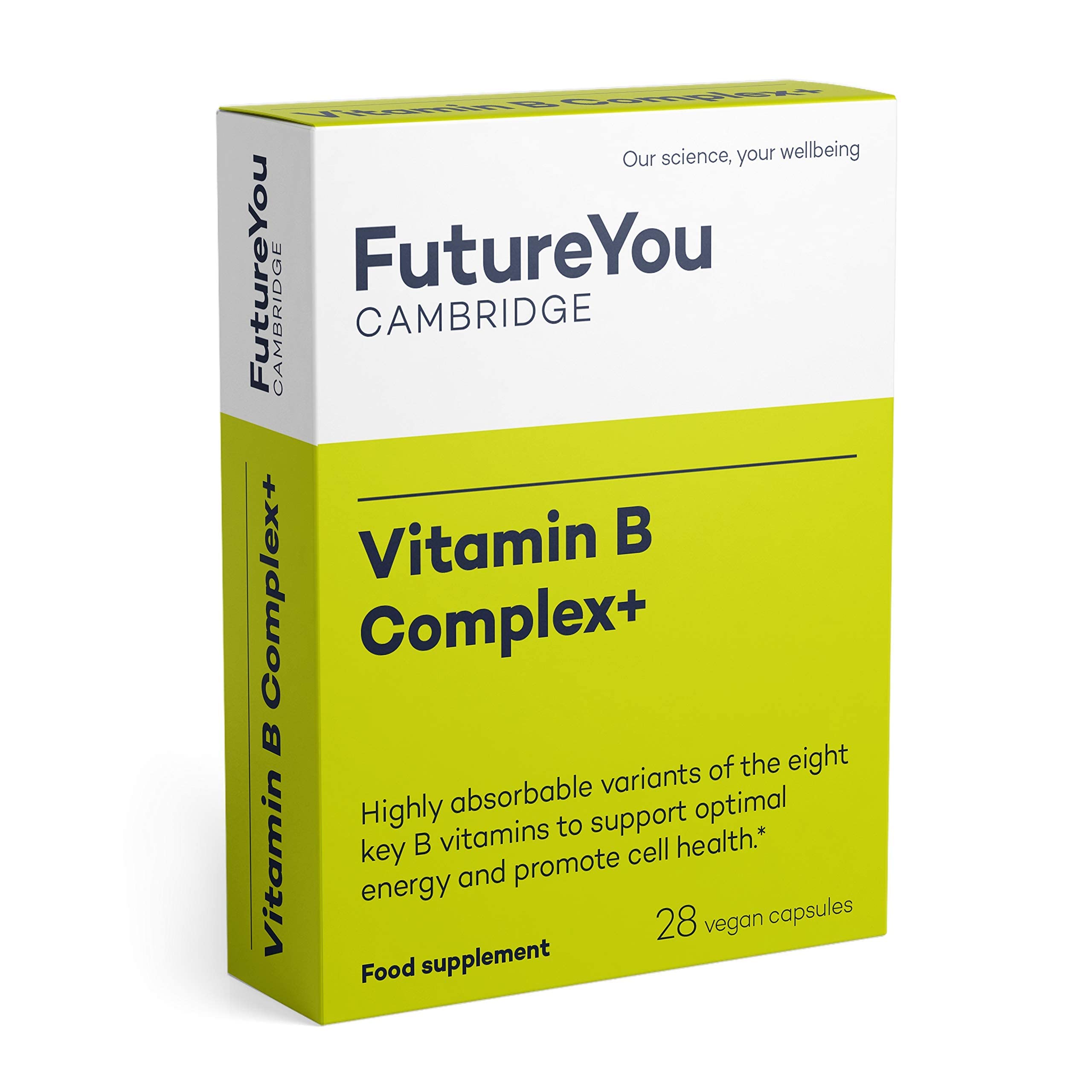 Vitamin B Complex+ Supplements – 8 Key B Vitamins for Optimal Cell Health – Energy Capsules FutureYou CambridgeAu supplements