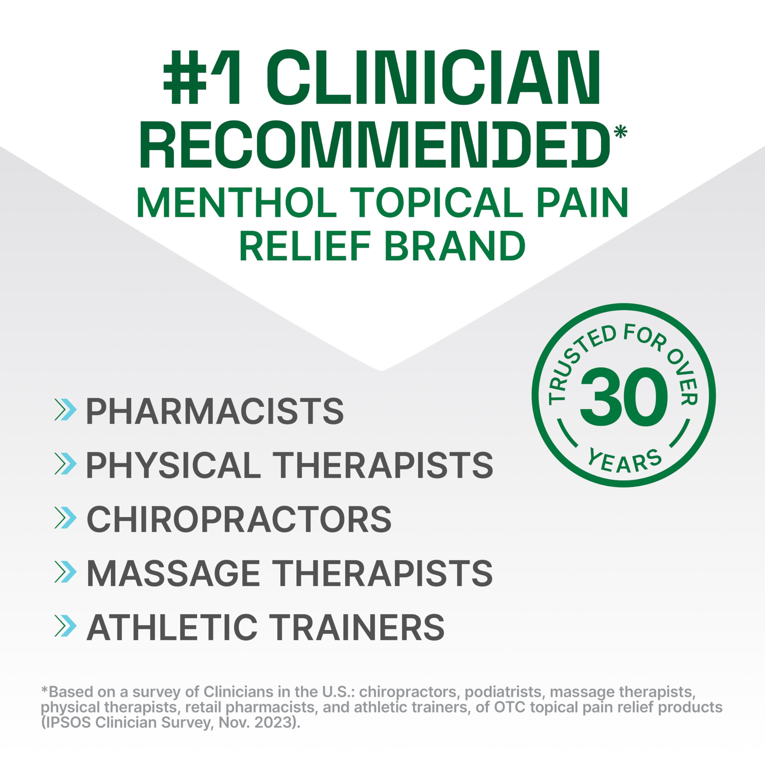Biofreeze Professional Pain Relief Roll On, Knee & Lower Back Pain Relief, Arthritis Pain Reliever, Neck Pain Relief, Cooling Joint Pain Relief, Roll-On Menthol Gel 3 Fl Oz (Pack of 2) BiofreezeAu supplements