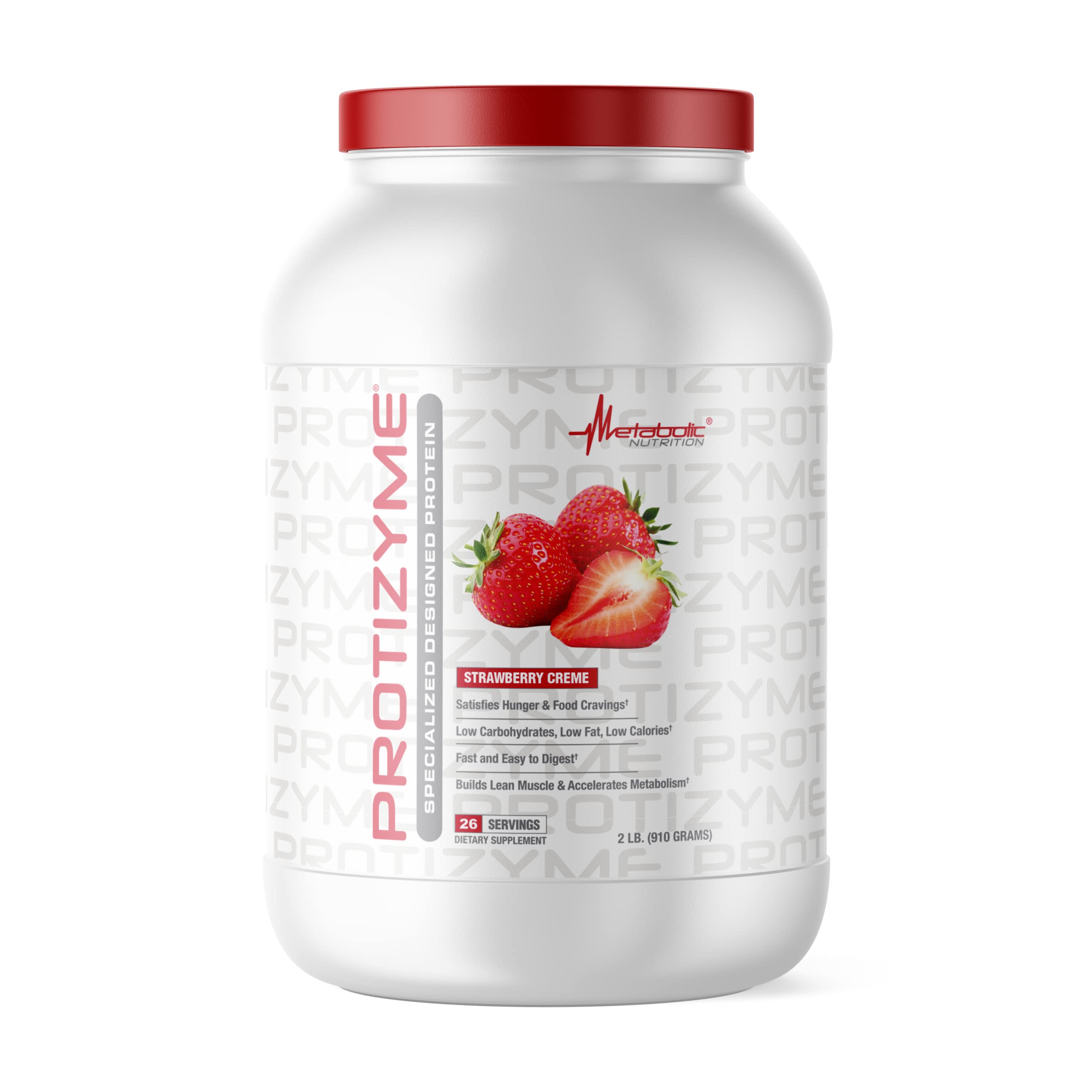 Metabolic Nutrition | Protizyme | 100% Whey Protein Powder | High Protein, Low Carb Metabolic NutritionUS supplements