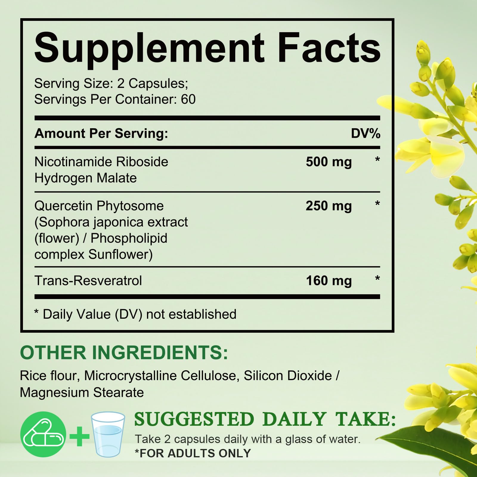 NAD Supplement, Nicotinamide Riboside, NAD 910MG Liposomal Supplements for Women & Men, NAD+ Supplement for Anti Aging and Cell Regeneration -120 Capsules NIFEISHIAu supplements