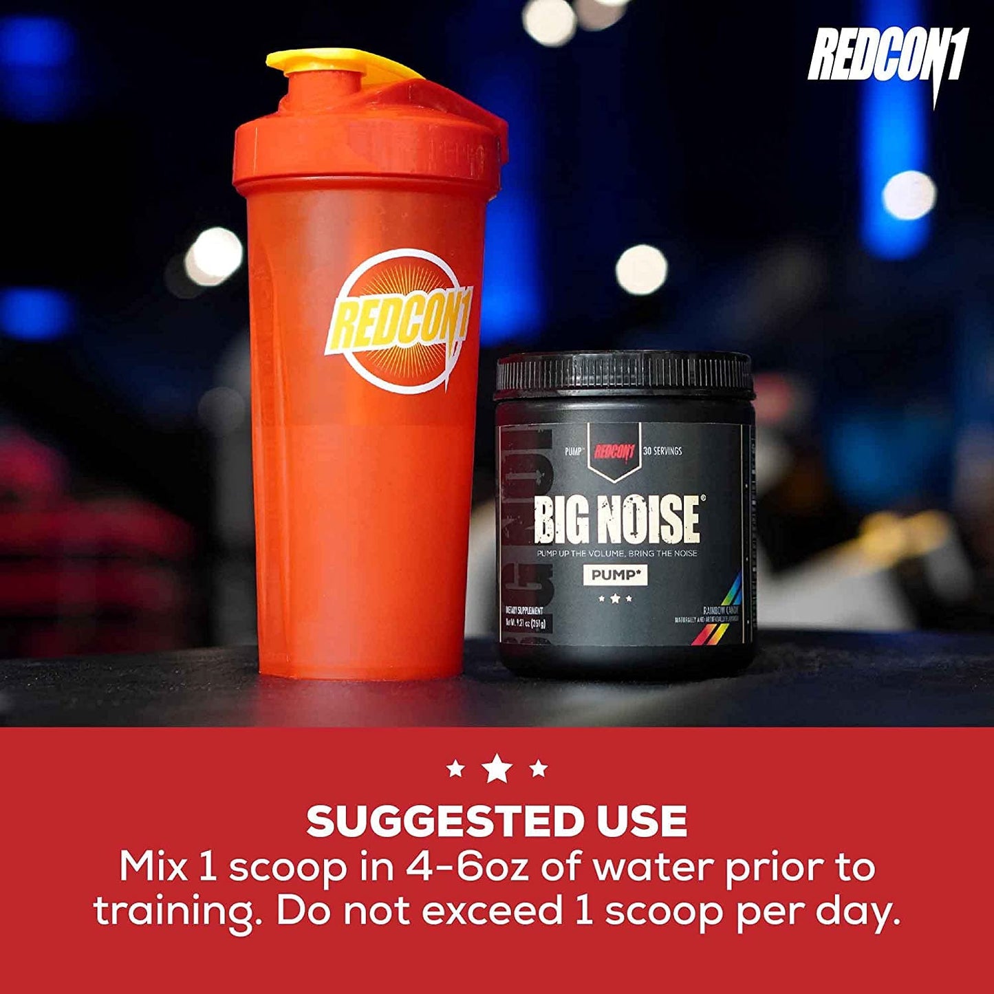 REDCON1 Total War Preworkout (Sour Gummy Bear) & Big Noise Non-Stim Preworkout REDCON1US supplements