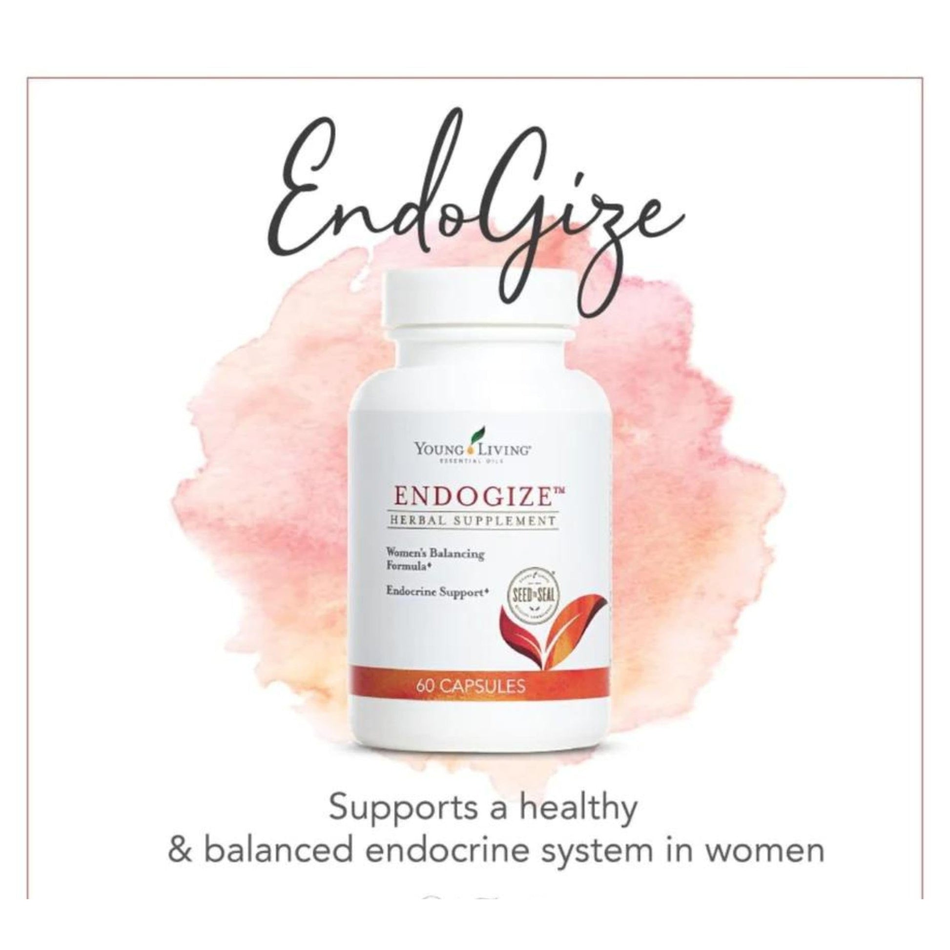 Young Living - EndoGize 60 Capsules | Hormonal Health & Endocrine System Support with Essential Oils | Daily Herbal Supplement for Women's Wellness & Balancing Formula Young LivingAu supplements