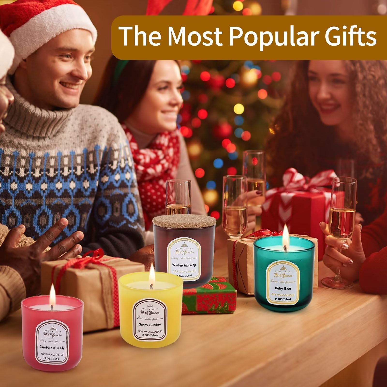 HOME & RELAX 14oz Scented Soy Wax Candle,Big Candle, More Than 80 Hours Long Lasting Burning time HOME & RELAXAu supplements