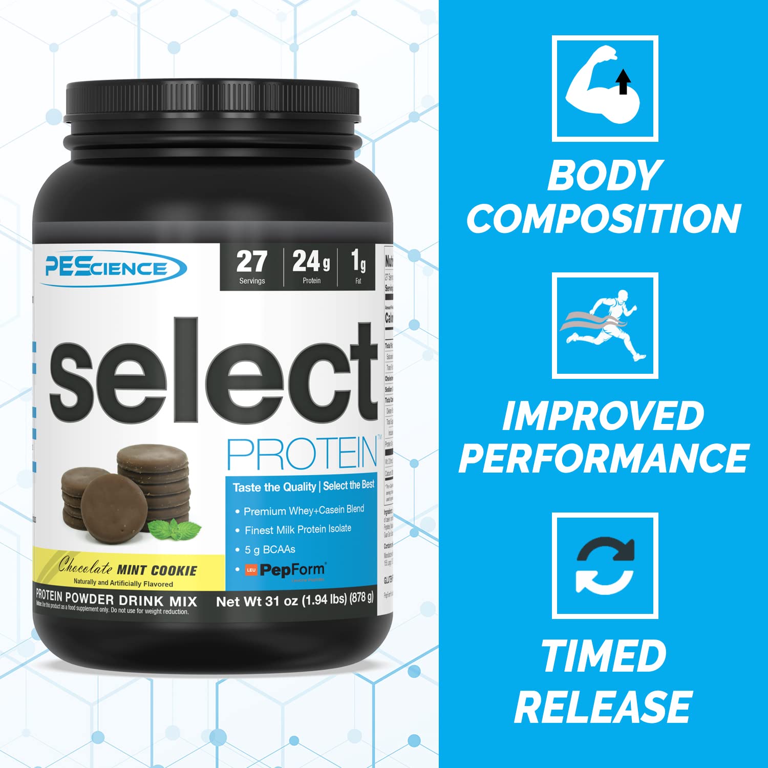 Select Protein Chocolate Mint Cookie 27 PEScienceAu supplements