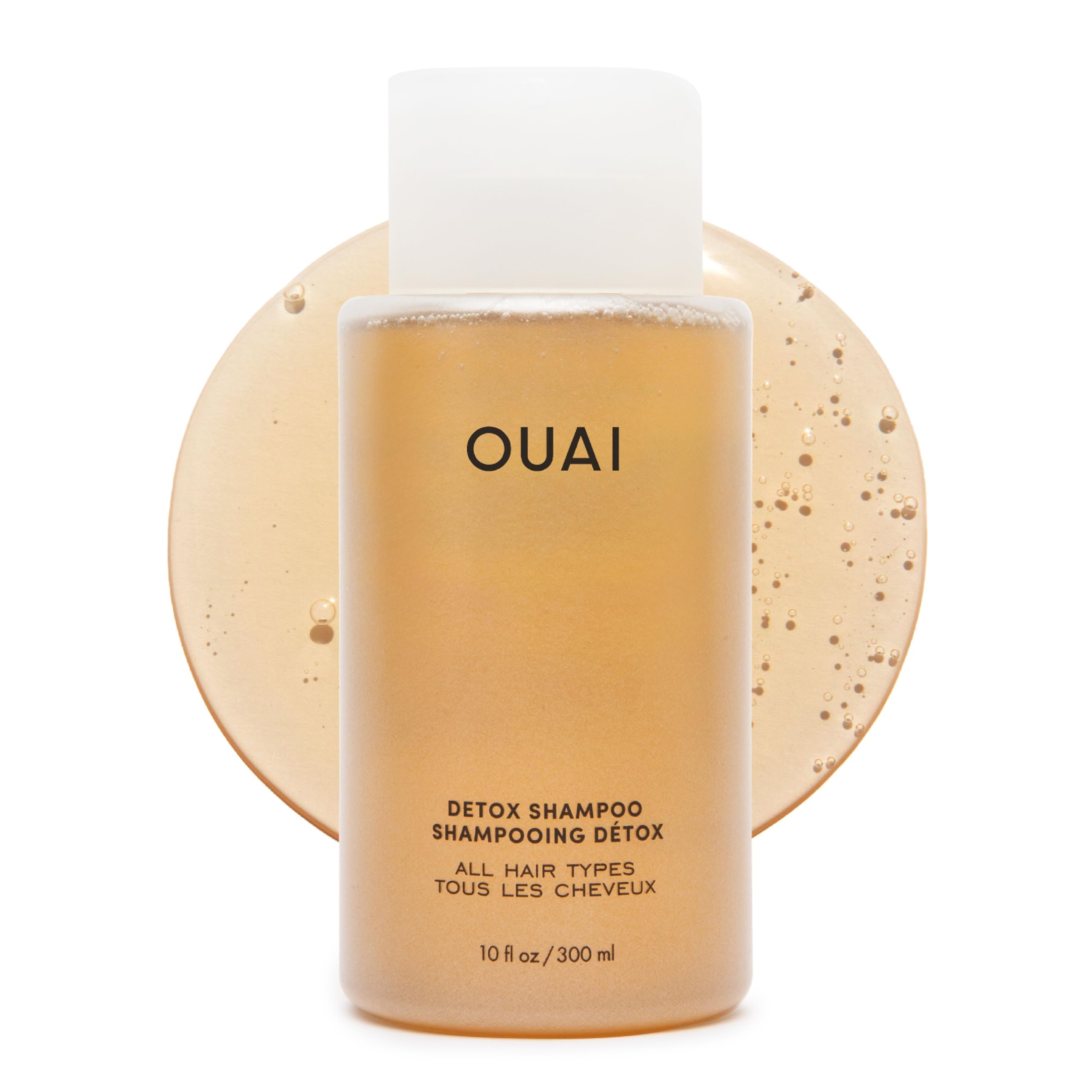 OUAI Detox Shampoo - Clarifying Shampoo for Build Up, Dirt, Oil, Product and Hard Water - Apple Cider Vinegar & Keratin for Clean, Refreshed Hair - Sulfate-Free Hair Care (10 oz) OUAIAu supplements