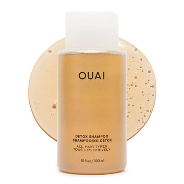 OUAI Detox Shampoo - Clarifying Shampoo for Build Up, Dirt, Oil, Product and Hard Water - Apple Cider Vinegar & Keratin for Clean, Refreshed Hair - Sulfate-Free Hair Care (10 oz) OUAIAu supplements
