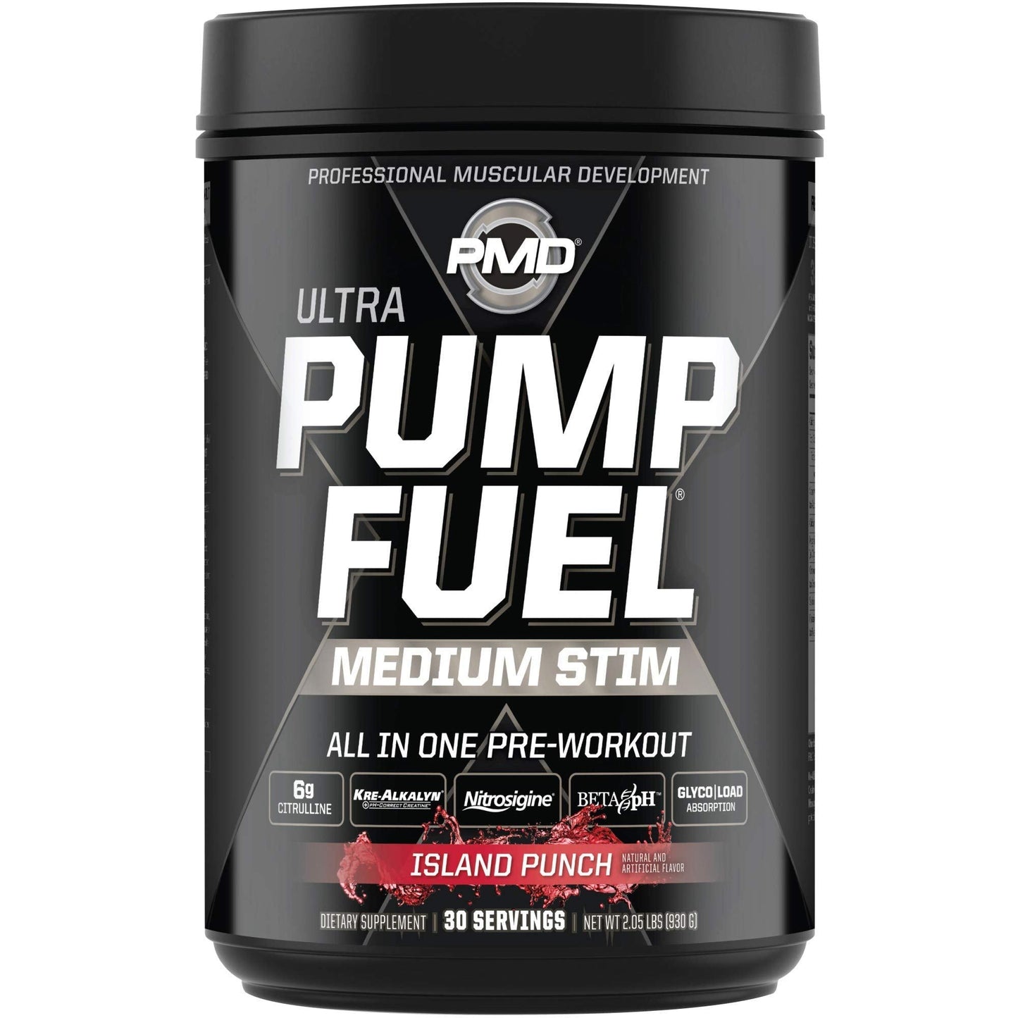 PMD Sports Ultra Pump Fuel - Pre Workout - Island Punch (30 Servings) Sports Omega PMDUS supplements