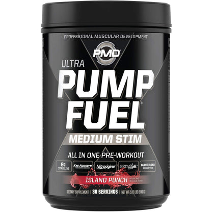 PMD Sports Ultra Pump Fuel - Pre Workout - Island Punch (30 Servings) Sports Omega PMDUS supplements