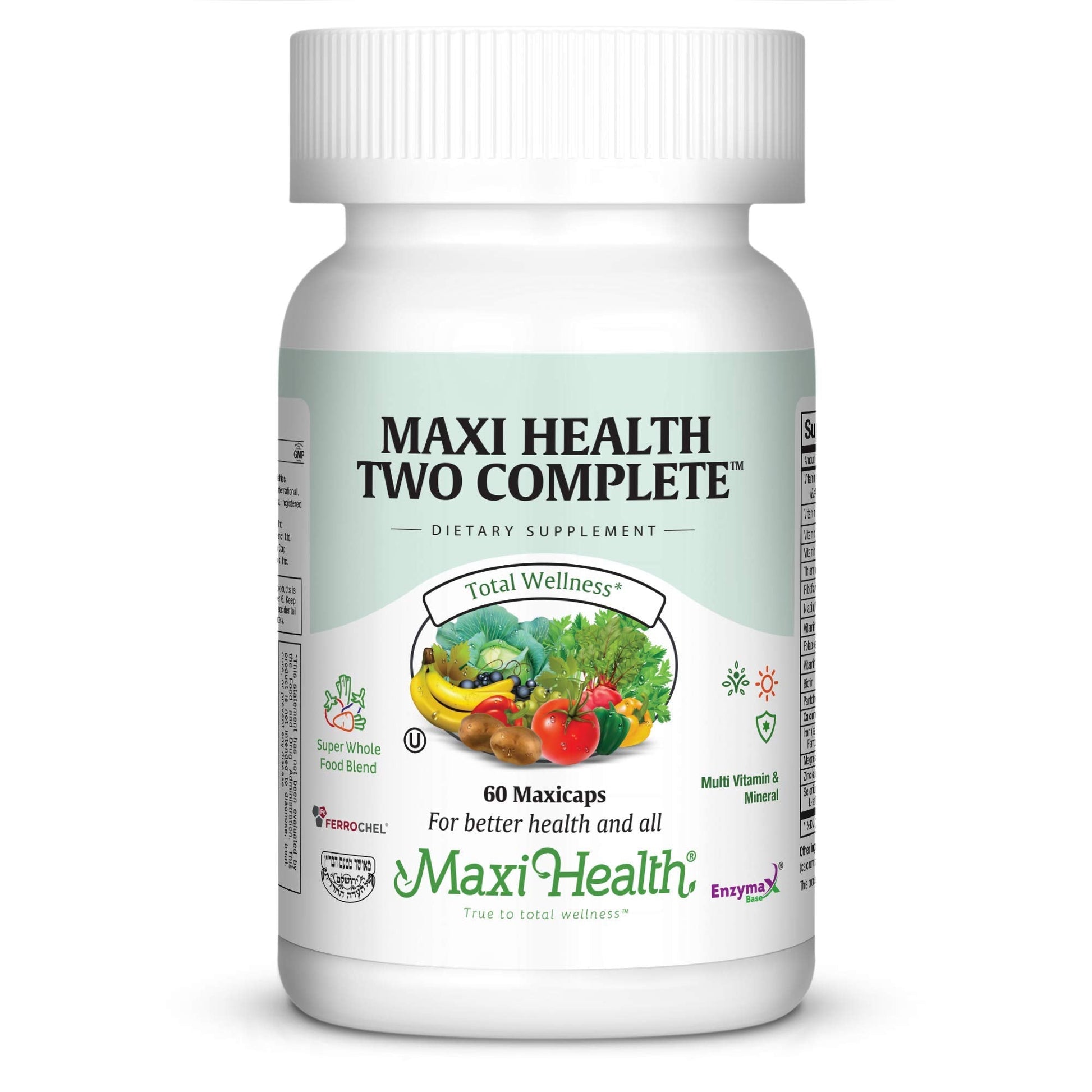Maxi Health Multivitamin for Women & Men – Vitamin and Mineral Supplements for Energy and Wellness Support – Kosher Vitamins and Minerals Supplement – 60 Multivitamin Capsules Maxi HealthAu supplements