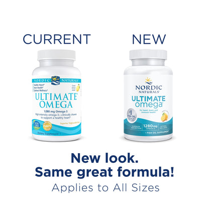 Nordic Naturals Ultimate Omega, Lemon Flavor - 210 Soft Gels - 1280 mg Omega-3 - High Nordic NaturalsUS supplements
