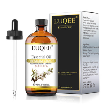 EUQEE Manuka Essential Oil 118ml Large Capacity Pure Manuka Oil with Glass Dropper for Skin EUQEEAu supplements