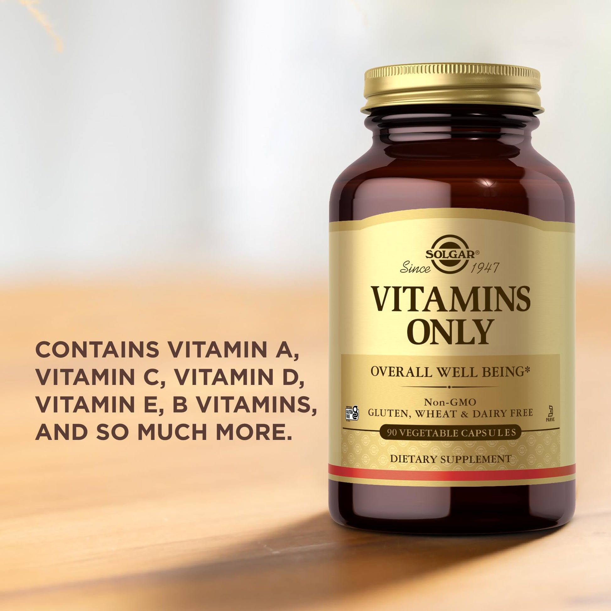 Solgar - Vitamins Only, 90 veggie caps SolgarAu supplements