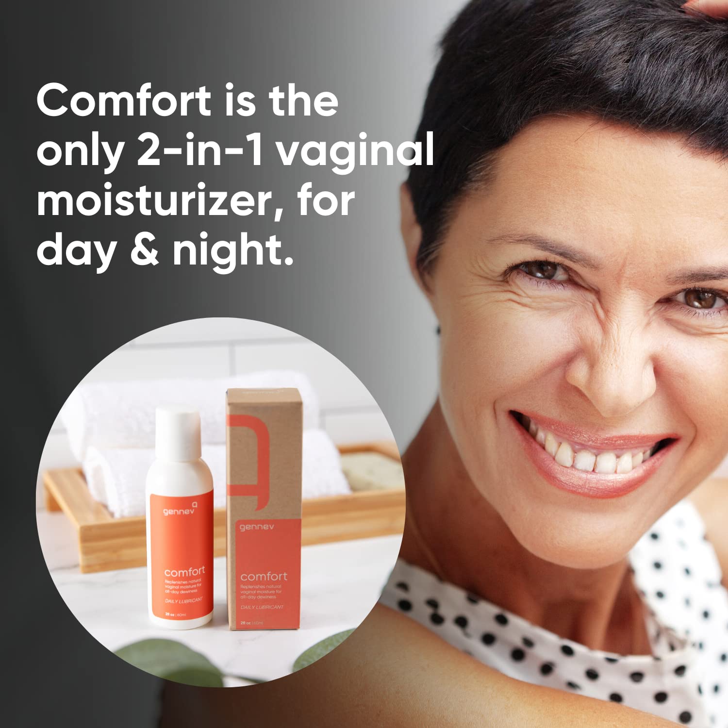 Gennev Intimate Water-Based Lubricant for Women - 2-in-1 Menopause Lubricant and Feminine genneveAu supplements