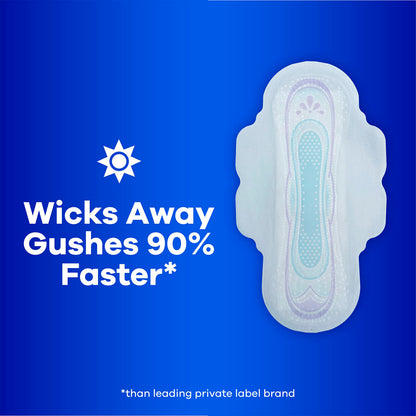 Always Ultra Thin Feminine Pads For Women, Size 2 Long Super Absorbenc AlwaysUS supplements