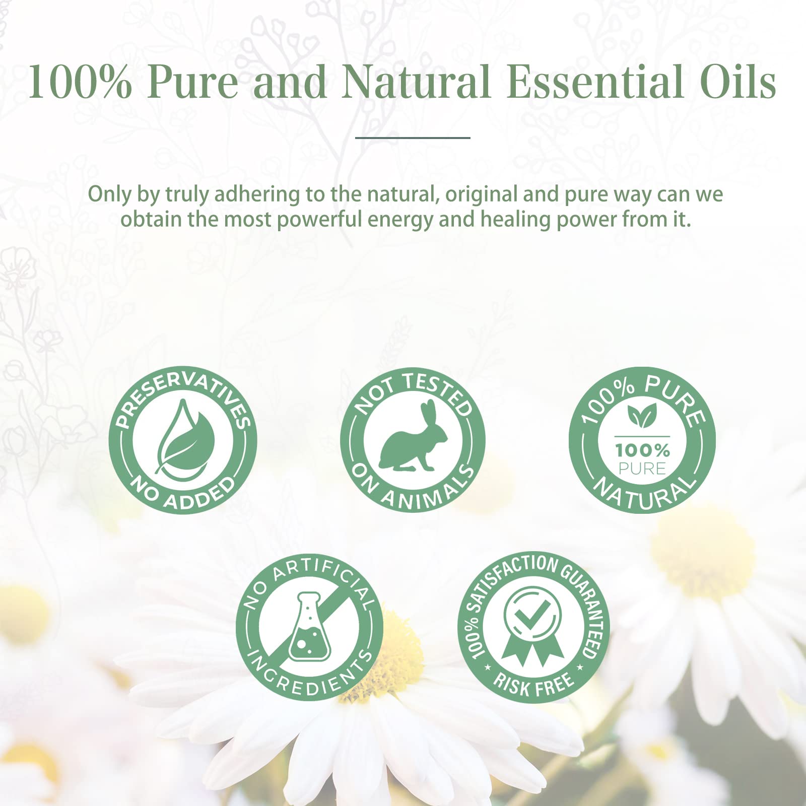 PHATOIL 100ML Chamomile Essential Oil - 3.38FL.OZ Essential Oils for Diffusers for Home PHATOILAu supplements