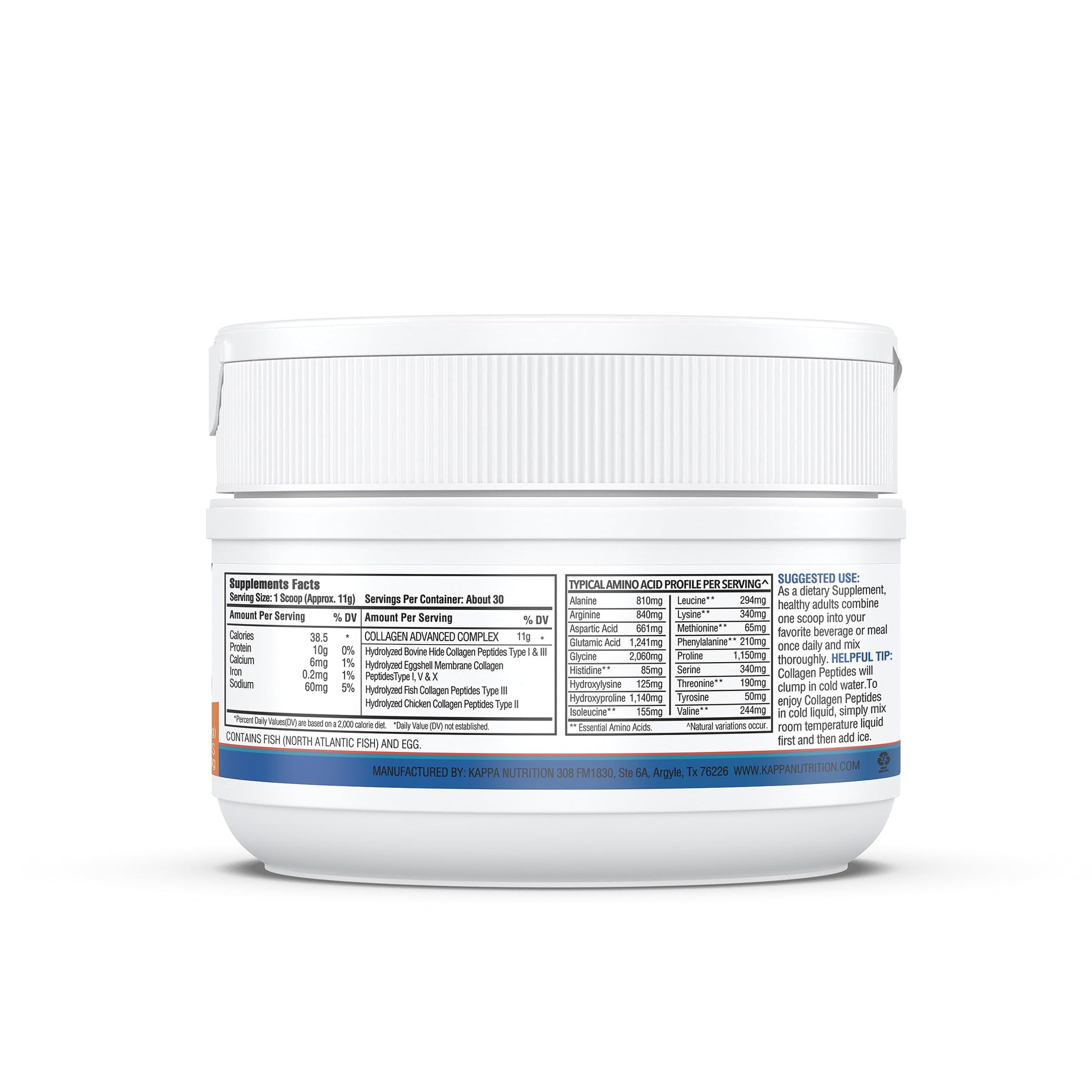 KAPPA NUTRITION Collagen Peptides Powder, 5 in 1 Multi-Collagen Advanced Complex with Hydrolyzed Collagen Peptides, Supports Skin, Hair, Nails, Joints & Bones / 30 Servings KAPPA NUTRITIONAu supplements