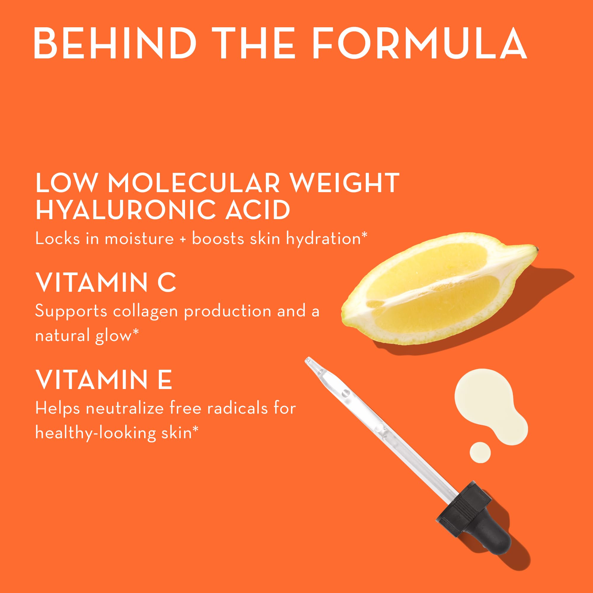 HUM Hyaluronic Glow Hydrating Skin Care Supplement, with Low Molecular Hyaluronic Acid, Vitamin C from Amla Fruit, and Vitamin E, Antioxidant Support for Skin Hydration, Tangerine, 60 Vegan Gummies HUMUS supplements