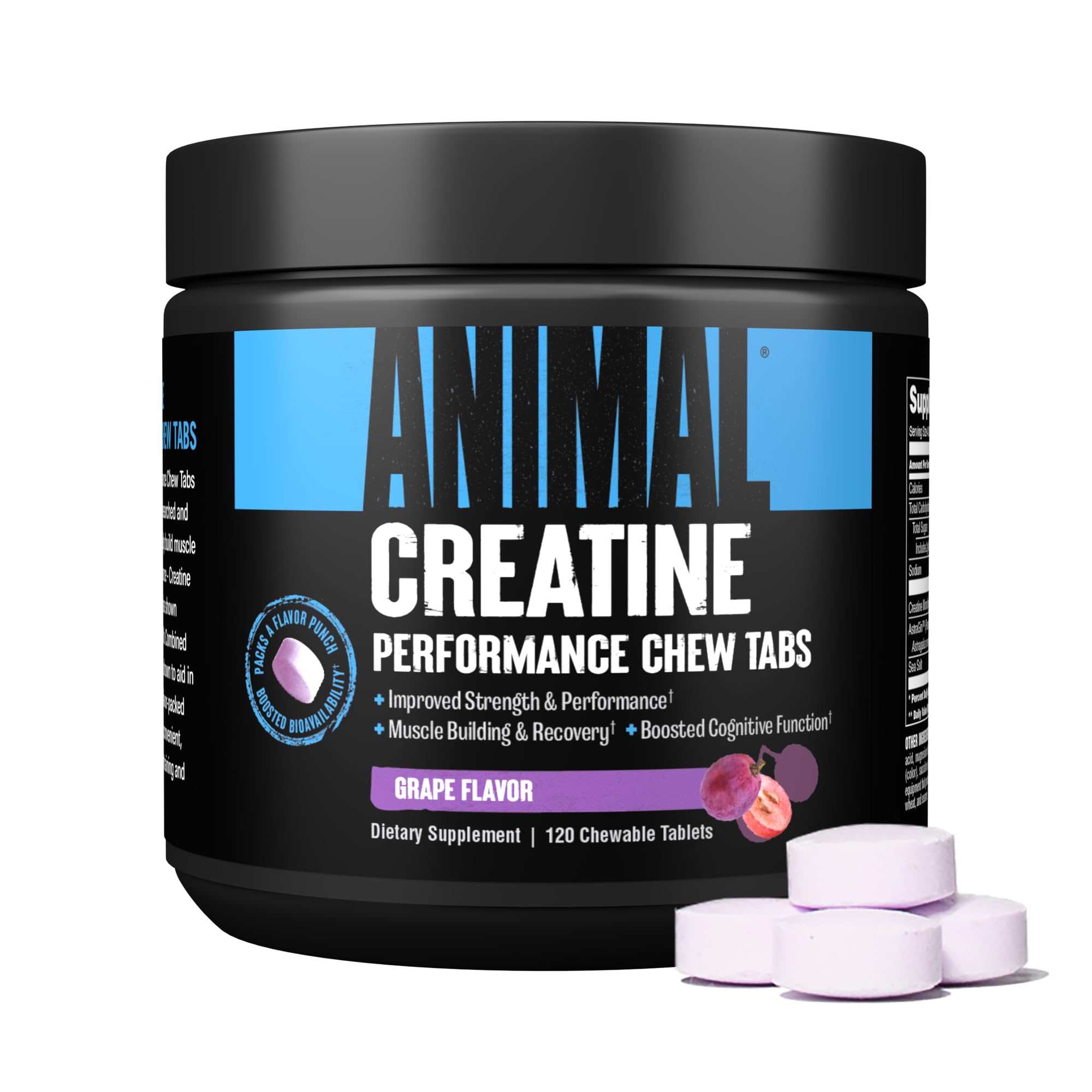 Animal Creatine Chews Tablets - Enhanced Creatine Monohydrate with AstraGin AnimalUS supplements